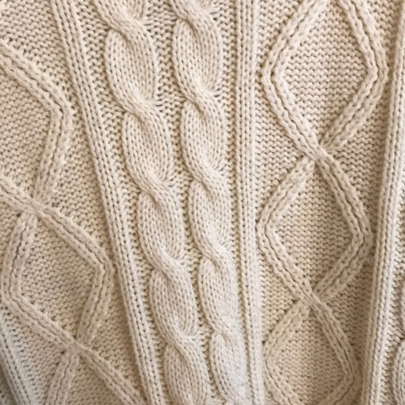 Men’s Cream knit sweater XL tall - Picture 2 of 4